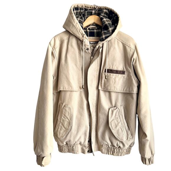 Vintage Wrangler Western Santa Fe Style Zip Up Jacket Size Medium 22x27 - Picture 1 of 10